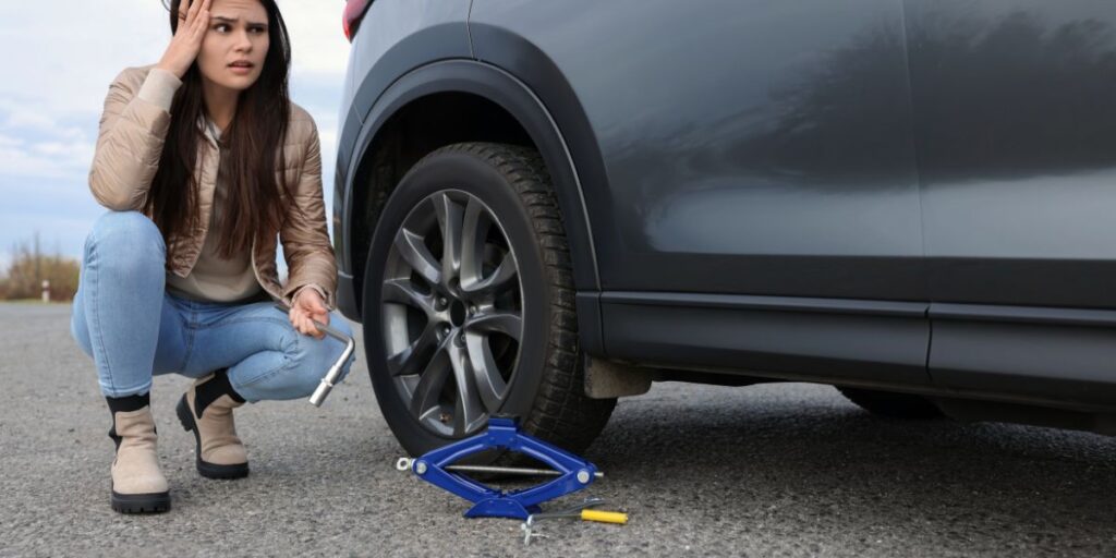 Car Puncture At Home