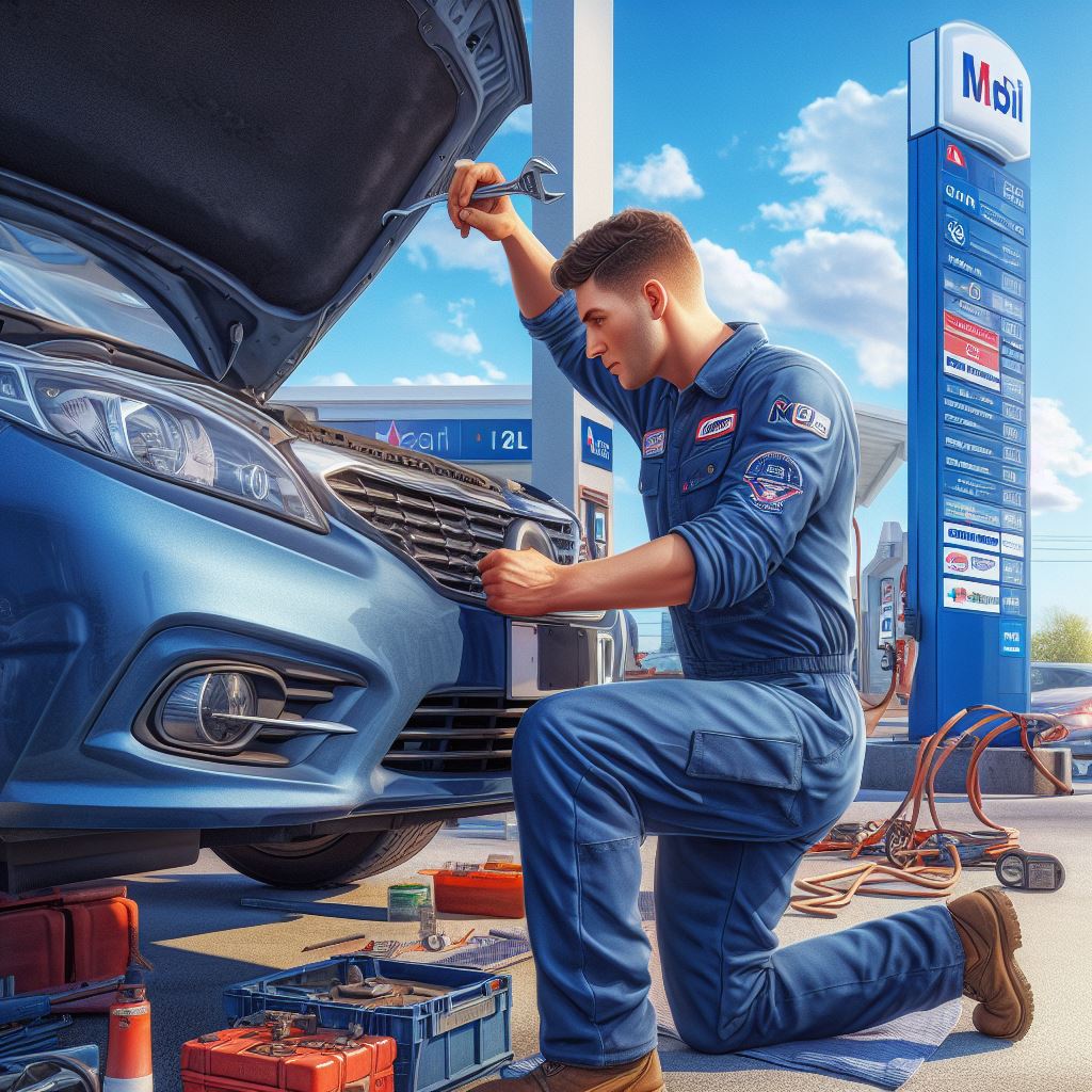 Mobil Gas Station Auto Repair