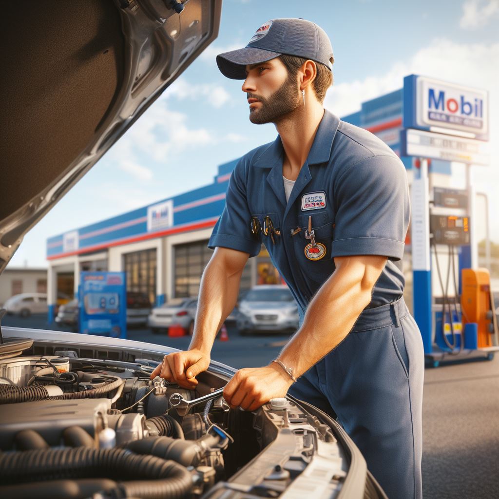 Services Offered at Mobil Gas Station Auto Repair